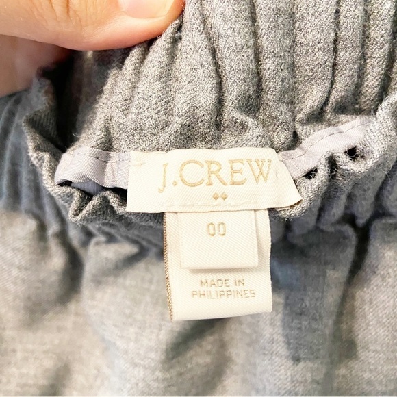 J.Crew | Gray Wool Blend Mini Skirt Size 00 - Picture 5 of 8